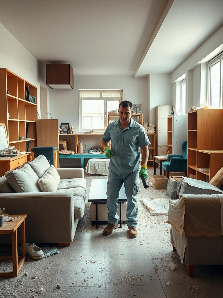 Cómo hacer la desinfección tras un desalojo traumático: Guía completa paso a paso