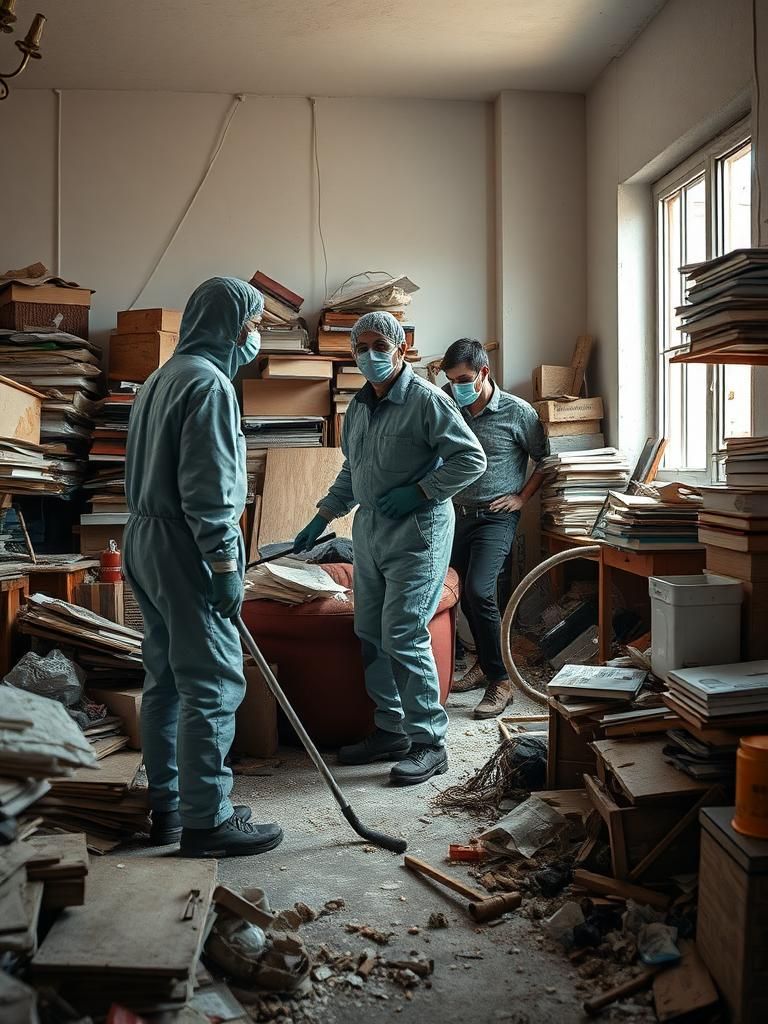 Limpieza síndrome Diógenes Alberic: Guía profesional para la intervención y desinfección