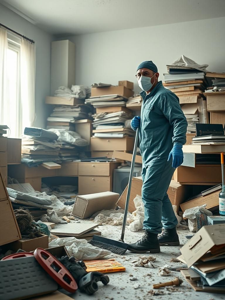 Limpieza síndrome Diógenes Castellbisbal: Servicios profesionales para casos extremos